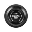 Car Engine Start Key Push Button Ring Trim Sticker for Cadillac/Chevrolet (Black) - 2