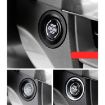Car Engine Start Key Push Button Ring Trim Sticker for Cadillac/Chevrolet (Black) - 4