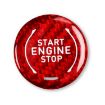 Carbon Fiber Ignition Button for Chevrolet Corvette C8 2020-2021 (Red) - 1