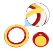 Infiniti Car Engine Start Key Push Button Ring Trim Sticker - Silver - 5