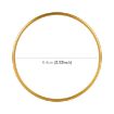 Volkswagen Golf Car Headlight Switch Decorative Ring - Gold - 3