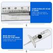 Stainless Steel Tire Tread Vernier Depth Gauge - 0-50mm - 5