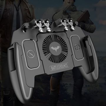 M11 Battery Fan Edition Six-finger Linkage Gamepad with Bracket - 1