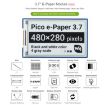 Waveshare 3.7" E-Paper Display for Raspberry Pi Pico - 4