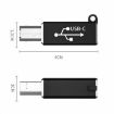 USB-C to MIDI Male Adapter - Silver - 2