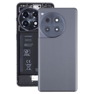 OnePlus 12R CPH2609 CPH2585 Glass Battery Back Cover with Camera Lens - 1