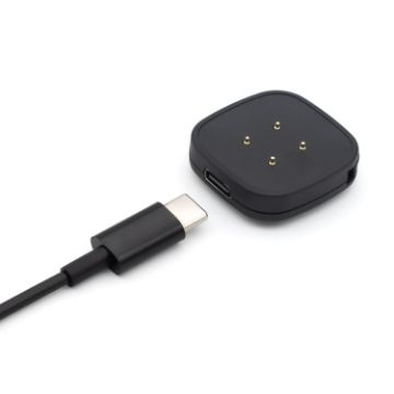 Fitbit Sense 2 USB-C Smart Watch Charger - Black - 1