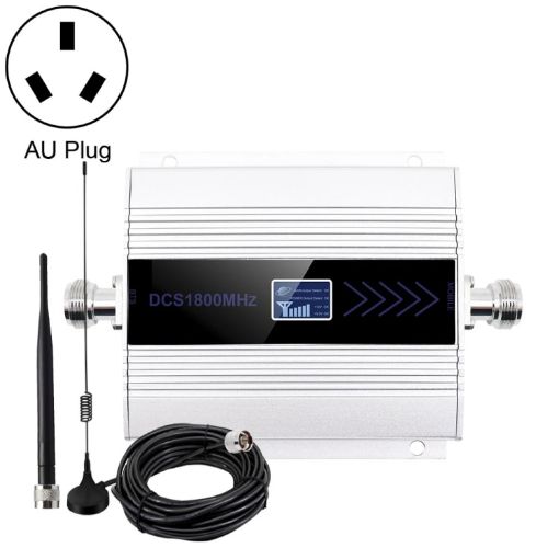 DCS-LTE 4G Phone Signal Repeater Booster, AU Plug - Silver - 1