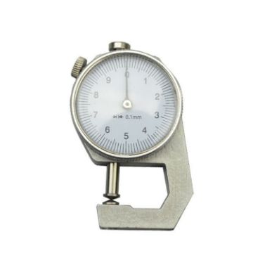 0-10mm Dial Thickness Gauge Leather Paper Tester - Pointed Head - 1