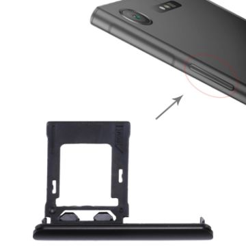 Sony Xperia XZ1 SIM/Micro SD Card Tray - Black - 1