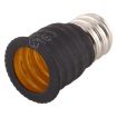 E12 to E14 Light Lamp Bulbs Adapter Converter - Black - 1