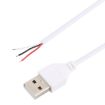 1.5m USB DC5V Switch Cable with 3 Colors Controller - White - 3