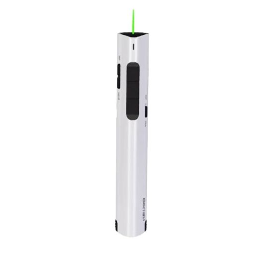 Deli 2.4G Flip Pen Remote Control Pen, Model 2801G White - 1