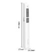 Deli 2.4GHz Laser Page Turning Pen - White - 3