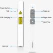 Deli 2.4GHz Laser Page Turning Pen - White - 4