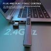 Deli 2.4GHz Page Turner USB Clicker - Red Light - PPT - White - 4