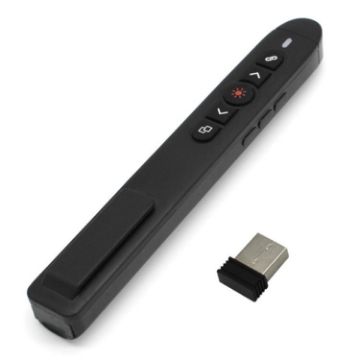 T5-H-L Red Laser Pointer Presentation Clicker 2.4GHz PPT Remote Control - 1