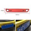 Carbon Fiber Pattern License Plate Frame Holder - Blue - 3