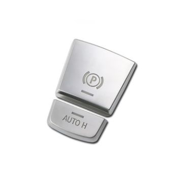 SRXTZM Parking Brake Switch P Button Cover for BMW F10 F07 F01 X3 F25 X4 F26 Silver - 1
