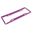 Purple Aluminum License Plate Frames - Set of 2 - 3