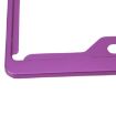 Purple Aluminum License Plate Frames - Set of 2 - 4