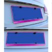 Purple Aluminum License Plate Frames - Set of 2 - 5