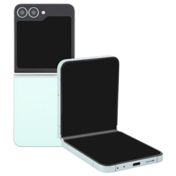 Samsung Galaxy Z Flip6 Black Screen Dummy Display Model (Cyan) - 1