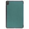Nokia T20 Three-folding Holder Leather Tablet Case - Dark Green - 3