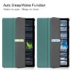 Nokia T21 Custer Green Leather Tablet Case - 3-Fold Holder - 4