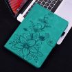 Nokia T10 Lily Embossed Leather Tablet Case - Green - 2