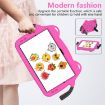 Nokia T20 10.36 2021 Ice Baby EVA Shockproof Tablet Case - Rose Red+Black - 8