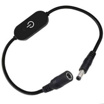 JUNSUNMAY LED Touch Dimmer Switch for Single Color - 30cm Black - 1