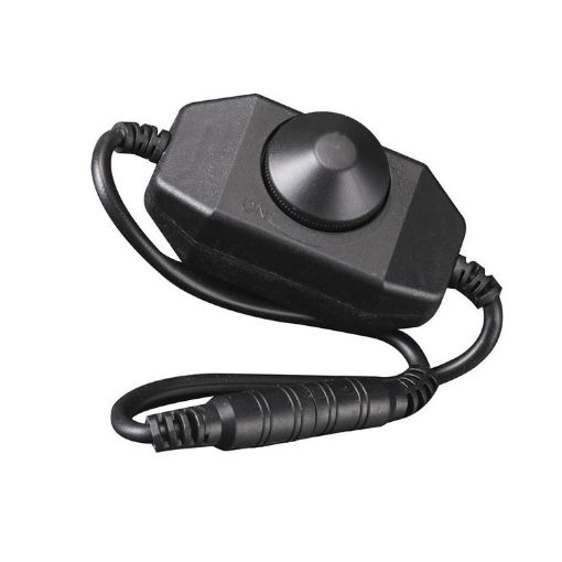 Black Knob Controller Dimmer for Single Color LED Strip Light - 1