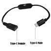 JUNSUNMAY Type-C LED Dimmer Switch Controller, 30cm, Black - 3