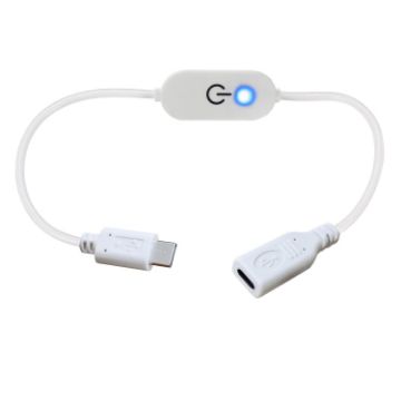 JUNSUNMAY Type-C LED Dimmer Switch Controller - White - 1