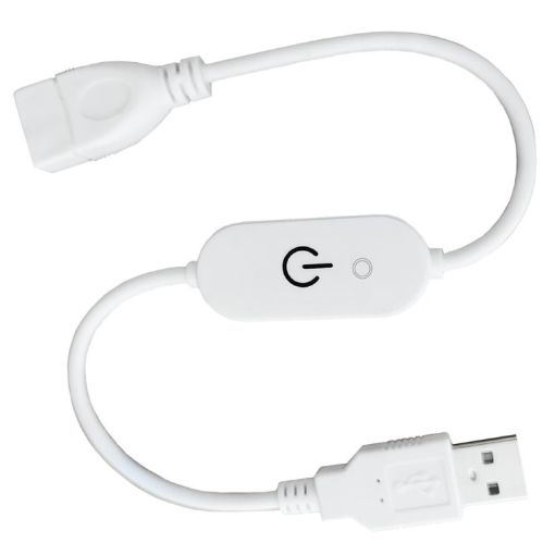 JUNSUNMAY USB LED Touch Dimmer Switch Controller 30cm White - 1
