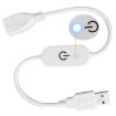JUNSUNMAY USB LED Touch Dimmer Switch Controller 30cm White - 2