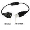 JUNSUNMAY USB LED Touch Dimmer Switch Controller 30cm White - 3
