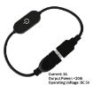 JUNSUNMAY USB LED Touch Dimmer Switch Controller 30cm Black - 4