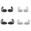 iMeBoBo A1 Shark Fin Nano Silicone Earplugs, Three Layer Grey - 2