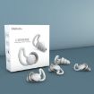 iMeBoBo A1 Shark Fin Nano Silicone Earplugs - Two Layer Black - 7
