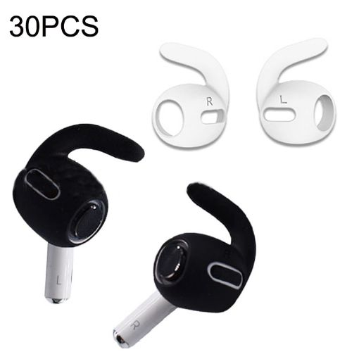 30PCS Ultra-thin Ear Caps for Apple Airpods Pro - White - 1
