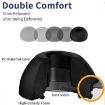 Slow Rebound Foam Earmuffs for AirPods Pro, Size L - Black - 3