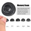 Memory Foam Ear Caps for TWS Airpods Pro - Small Gray - 4