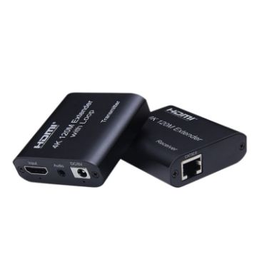 HDMI to RJ45 120m Network Extender - 4K HD - EU Plug - 1