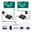 HDMI to RJ45 120m Network Extender - 4K HD - EU Plug - 2