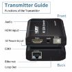 HDMI to RJ45 120m Network Extender - 4K HD - EU Plug - 3