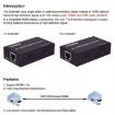 HDMI to RJ45 Ethernet Cable Extender 100m 4K HD Signal Amplifier US Plug - 4