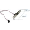 JUNSUNMAY DB9 9Pin Male to IDC 10Pin Female Ribbon Cable RS232 Serial Header Flat Cable - 2