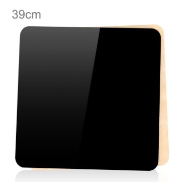 PULUZ 40cm Acrylic Reflective Display Table Background Board - Black - 1